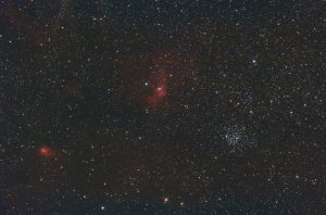 Buborék régió és M52